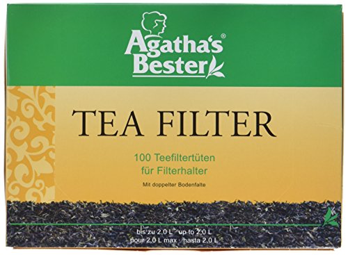 Herbaria Teefilter - TeefilterTüten aus Manila-Hanf 100 Stück, 2er Pack (2x 74 g Packung) von Herbaria