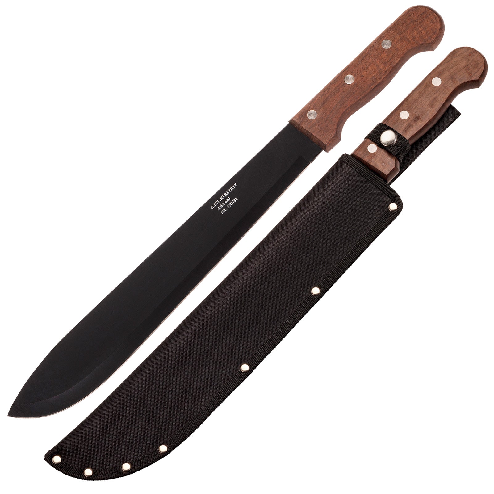 HERBERTZ Machete -Buschmesser -Camping Haumesser -Garten Arbeitsmachete 50,5 cm! von Herbertz