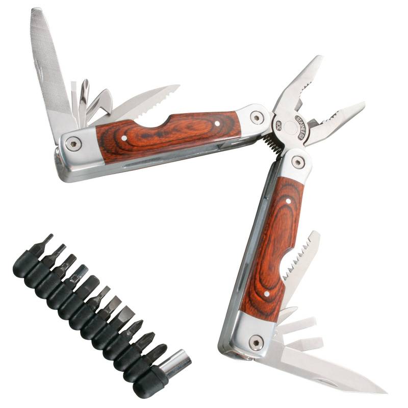 HERBERTZ Multitool Multifunktionswerkzeug Taschenmesser Werkzeug 11 Bits Etui von Herbertz