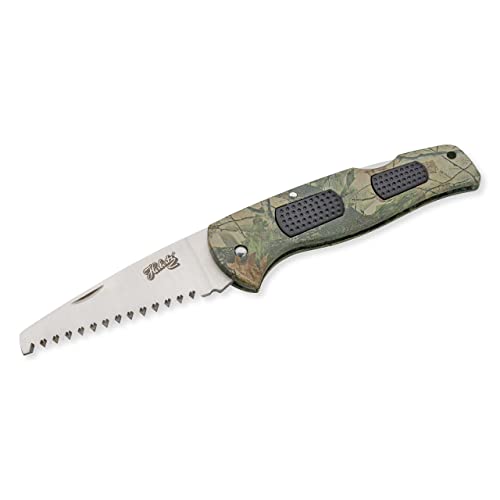 Herbertz Taschensäge aus rostfreiem 3Cr13 Stahl, robuste Back-Lock Mechanismus, 19.9 cm, Wood Camo Design, Outdoor-Handsäge für Garten, Camping oder Wandern von Herbertz