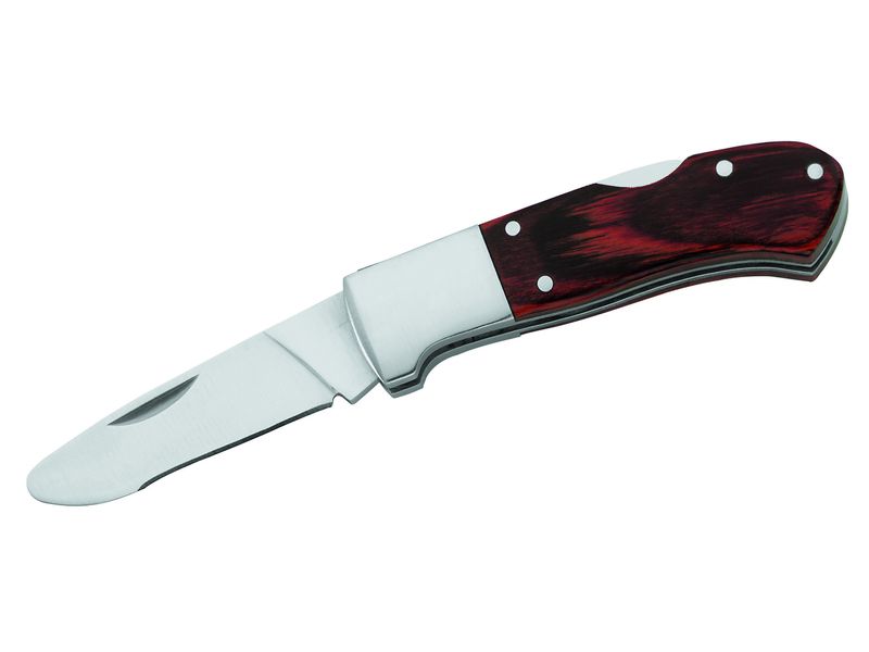 Kinder-Taschenmesser runde Spitze Pakkaholz, feststellbare Klinge Kinder-Taschenmesser runde Spitze Pakkaholz, feststellbare Klinge von Herbertz