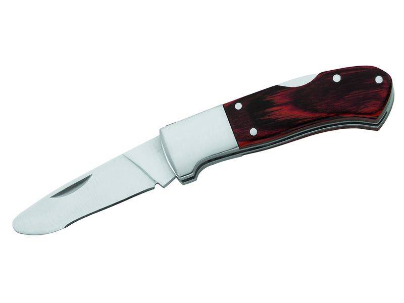 Kinder-Taschenmesser runde Spitze Pakkaholz, feststellbare Klinge Kinder-Taschenmesser runde Spitze Pakkaholz, feststellbare Klinge von Herbertz