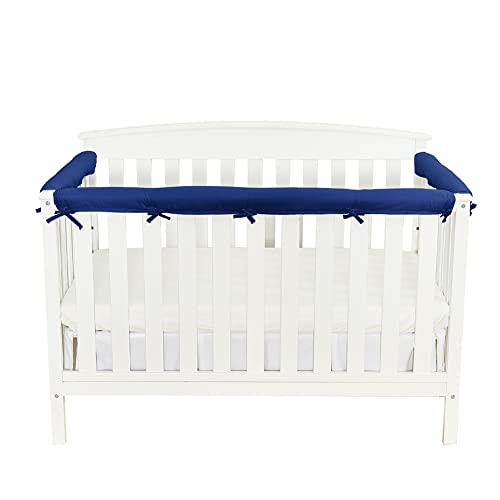 Bettkantenschutz für Kinderbetten, zum Schutz für Baby Kinder Eckenschutz Schutz Kopfschutz Für Bettrahmen Kantenschutz Babybett für Seiten Vorderschienen,Weiches Mikrofaser Polyester,132x17 cm von Herbests