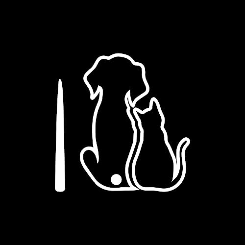 Cartoon Lustige Katze Hund bewegen Schwanz Aufkleber, Reflektierend Scheibenwischer Aufkleber Heckscheibenwischer Winken Wischer Aufkleber Auto Aufkleber Fenster Wischer Vinyl- Auto-Aufkleber von Herbests