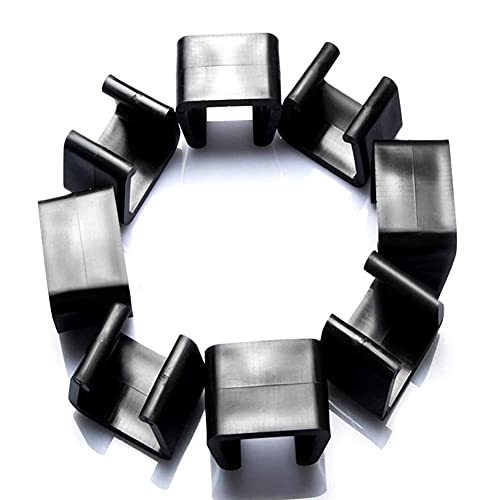 Herbests 10 Stück Starke Verbinder für Gartenmöbelset aus Polyrattan, Rattan-Möbel Clips Lounge Set Clips Klammern Anschluss-Clips für Gartenmöbelset Modul Outdoor Couch Patio Möbel Stühle, Sofas von Herbests