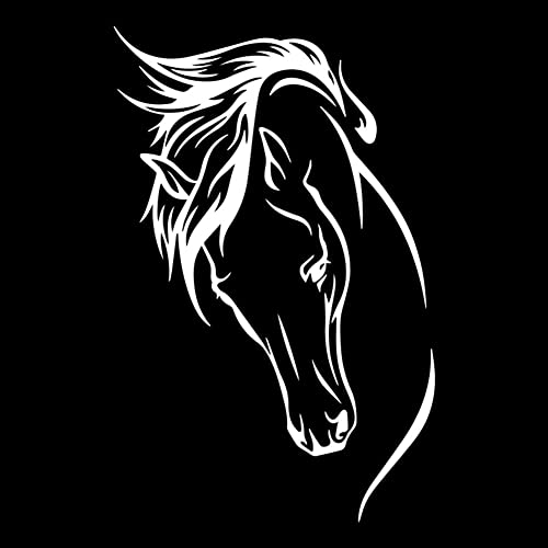 Herbests 5 Stück Pferd Auto Aufkleber, Lustige Tier Pferd 3D Wasserdicht Auto Aufkleber Auto Karosserie Dekor Selbstklebend Motorhaube Sticker Auto Styling Zubehör für Auto LKW Motorrad,Weiß Herbests 5 Stück Pferd Auto Aufkleber, Lustige Tier Pferd 3D Wasserdicht Auto Aufkleber Auto Karosserie Dekor Selbstklebend Motorhaube Sticker Auto Styling Zubehör für Auto LKW Motorrad,Weiß von Herbests