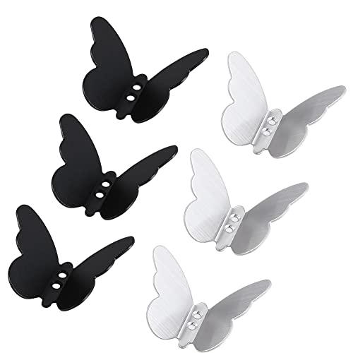 Herbests 6 Stück Garderobenhaken Kleiderhaken Wandhaken,Schmetterling 304 Edelstahl Metall Kleiderhaken Mantelhaken Küchenhaken Huthaken Handtuchhaken für Badezimmer Küche Schlafzimmer Büro Toilette Herbests 6 Stück Garderobenhaken Kleiderhaken Wandhaken,Schmetterling 304 Edelstahl Metall Kleiderhaken Mantelhaken Küchenhaken Huthaken Handtuchhaken für Badezimmer Küche Schlafzimmer Büro Toilette von Herbests