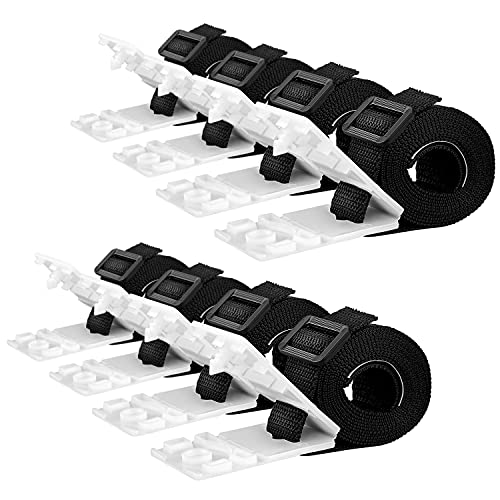 Herbests 8er Set Haltebänder Aufrollsystem Zubehör Für Poolfolie Poolabdeckung,Befestigungsbänder und Klammern, Ersatzteil Zubehör für Solarfolie fahrbares Aufrollsystem, für Pool-Planen/Abdeckungen von Herbests