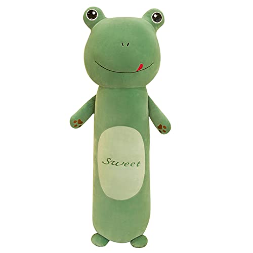 Herbests Karikatur langes Tier Plüschkissen,55CM Frosch Plüsch Kuscheltier Kissen Kawaii Puppe Weiches Seitenschläferkissen Deko Nackenkissen Geburtstag Weihnachten Geschenk für Kinder Freundin von Herbests