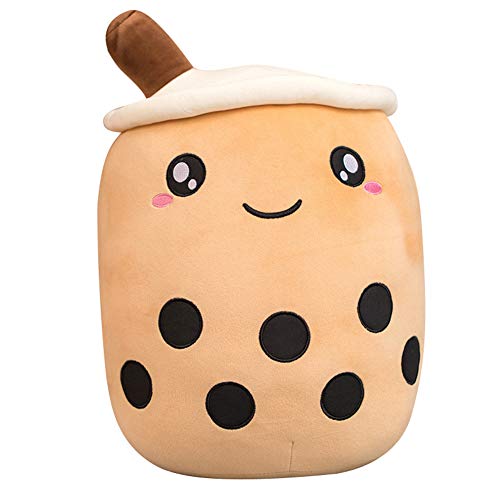 Herbests Weiche Teetasse Kissen Bubble Tea Plüschtier Kuscheltier Plüschpuppen Softpuppe Gefüllte Plüsch Spielzeug Plüschkissen Stofftier Kinderspielzeug Umarmung Kissen Geburtstagsgeschenk Khaki von Herbests