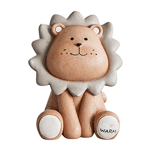 Spardosen für Kinder,Löwe Sparschwein Bruchsichere Harz Sparschwein Spardosen Groß für Jungen und Mädchen Süßes Geschenk für Geburtstage Neujahr Desktop Schreibtisch Ornament Spielfigur Dekoration von Herbests