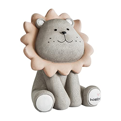 Spardosen für Kinder,Löwe Sparschwein Bruchsichere Harz Sparschwein Spardosen Groß für Jungen und Mädchen Süßes Geschenk für Geburtstage Neujahr Desktop Schreibtisch Ornament Spielfigur Dekoration von Herbests