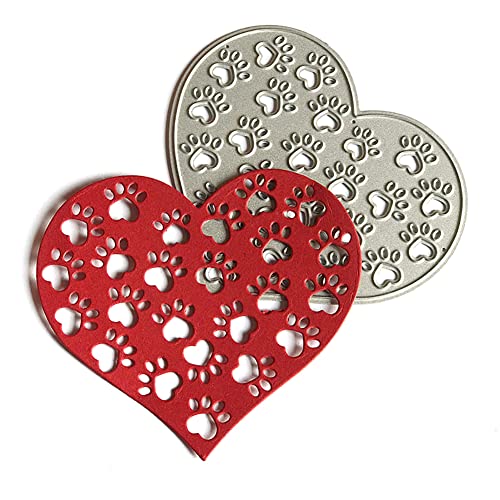 Tiere Stanzschablonen für Stanzmaschine,Metall Schneiden Schablonen Prägeschablonen Stanzformen Cutting Dies für Kinder Scrapbooking Foto Album Papier Karten Deko,Hundepfote #2 Tiere Stanzschablonen für Stanzmaschine,Metall Schneiden Schablonen Prägeschablonen Stanzformen Cutting Dies für Kinder Scrapbooking Foto Album Papier Karten Deko,Hundepfote #2 von Herbests
