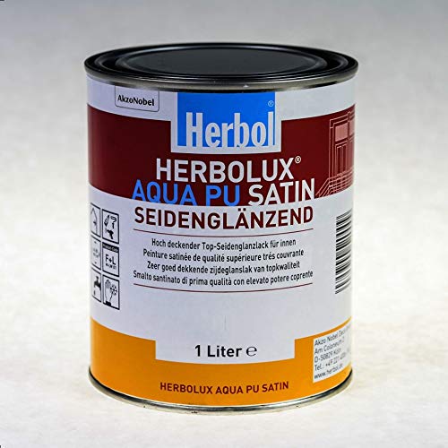 Herbol Herbolux Aqua PU Satin RAL-6004 Blaugrün 1 L von Herbol