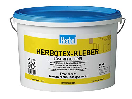 Herbol Herbotex Kleber 16 kg transparent Dispersionskleber Gewebekleber von Herbol