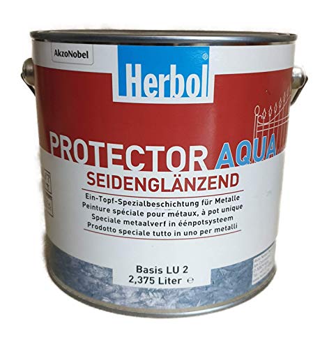 Herbol Protector Aqua Seidenglanzend (1 Liter, Anthrazitgrau) von Herbol