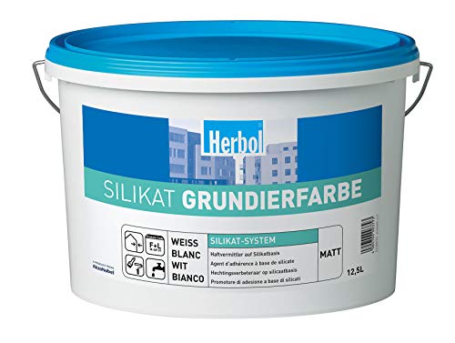 Herbol Silikat Grundierfarbe Weiß 12,5L von Herbol