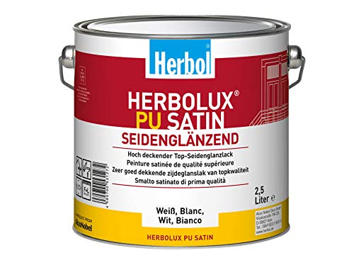 Herbol 20218 Herbolux Pu Satin ZQ 0,750 L, Weiß von Herbol