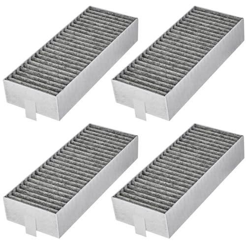 Herboom 4 Stück Aktivkohlefilter für Siemens HZ9VRCR0 17004796/ Bosch HEZ9VRUD0 17004811/ Neff Z821VR0 17004806/ Gaggenau CA282111/ Constructa CCZ9VRCRCR0 17006669, Umluftersatzfilter Zubehör von Herboom