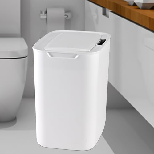 Herboom Sensor Mülleimer 10L, Automatischer Mülleimer mit Sensor, Elektrischer Mülleimer Abfalleimer mit Deckel, Mülleimer Bad, Intelligenter Kunststoff-Mülleimer für Küche Badezimmer Büro Herboom Sensor Mülleimer 10L, Automatischer Mülleimer mit Sensor, Elektrischer Mülleimer Abfalleimer mit Deckel, Mülleimer Bad, Intelligenter Kunststoff-Mülleimer für Küche Badezimmer Büro von Herboom