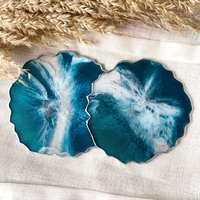 Untersetzer Set "Windy", Personalisiert, Verschiedene Farben von HerbstDesignStudio