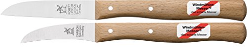 2er Set Gemüsemesser, kleines Küchenmesser, Schälmesser, Windmühlenmesser Klassiker klein von Windmühlenmesser