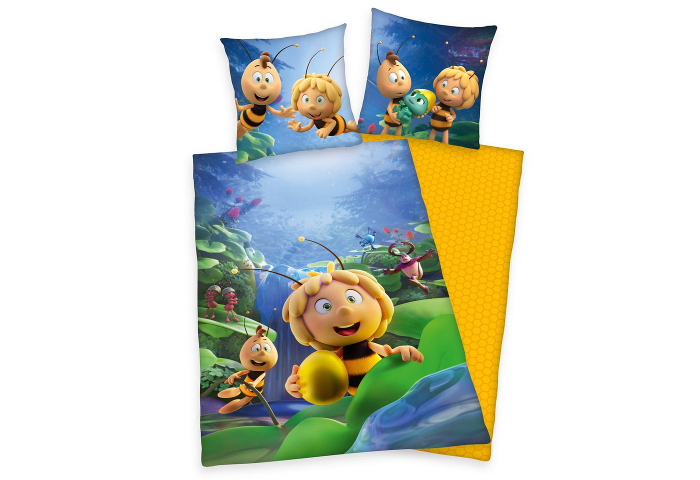 Herding Young Collection Bettwäsche Biene Maja Bettwäsche mit Marken-RV / with brand zipper 80/80+135/200, kinderbettwäsche 135x200 baumwolle kinder bettwäsche 135x200 Herding Young Collection Bettwäsche Biene Maja Bettwäsche mit Marken-RV / with brand zipper 80/80+135/200, kinderbettwäsche 135x200 baumwolle kinder bettwäsche 135x200 von Herding Young Collection