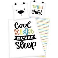 Herding Young Collection Kinderbettwäsche "Cool kids never sleep", (2 tlg.) von Herding Young Collection