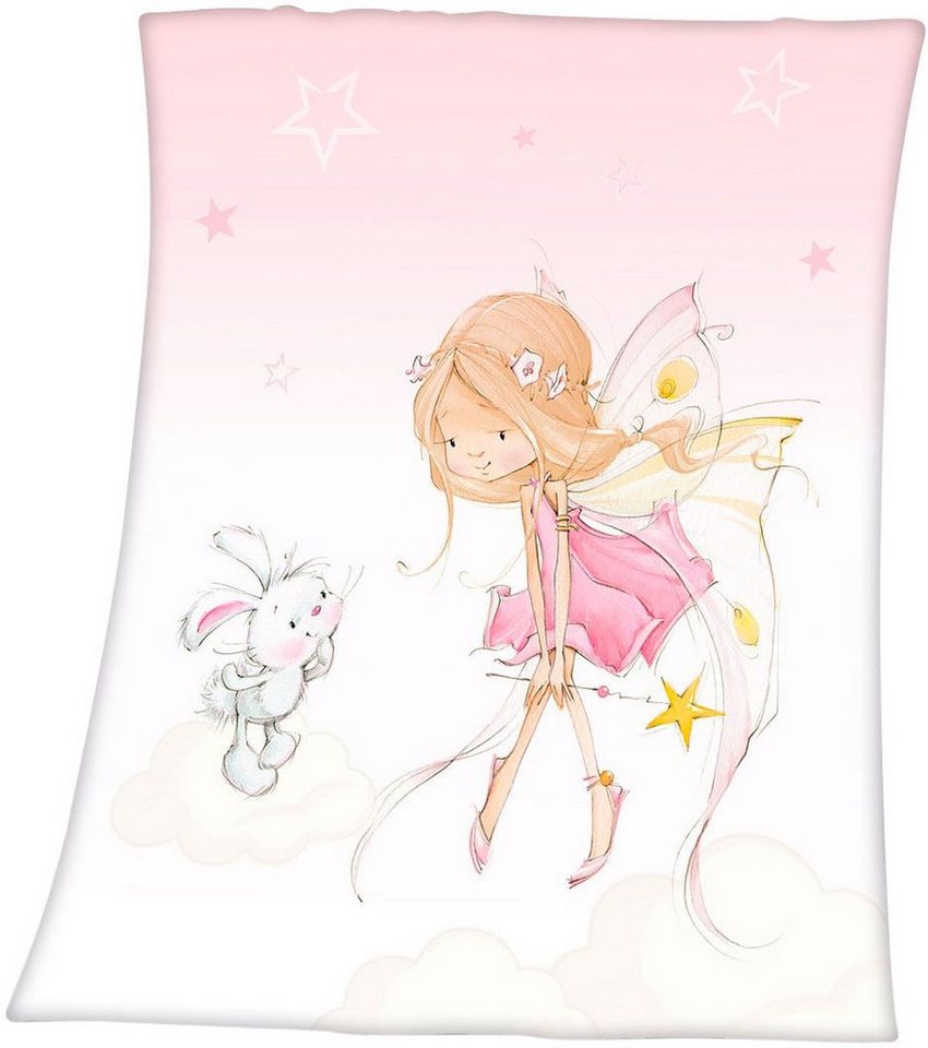 Kinderdecke Little Fairy, Herding Young Collection, liebevolles Motiv von Herding Young Collection