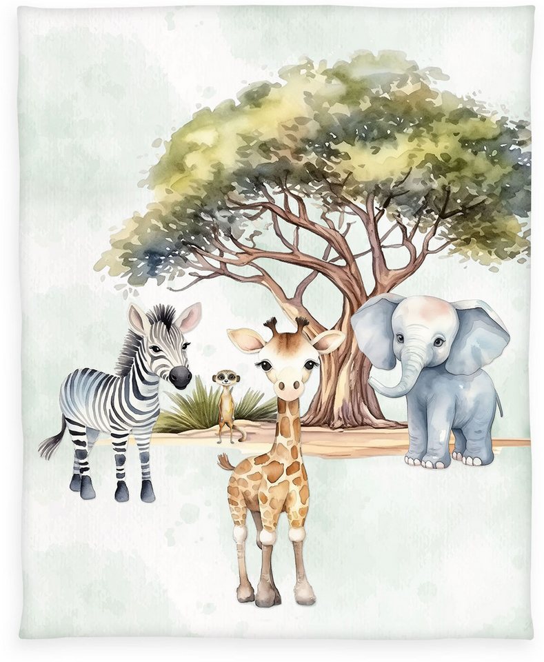 Kinderdecke YoungCollection Safari, Herding Young Collection, mit tollem Motiv von Herding Young Collection