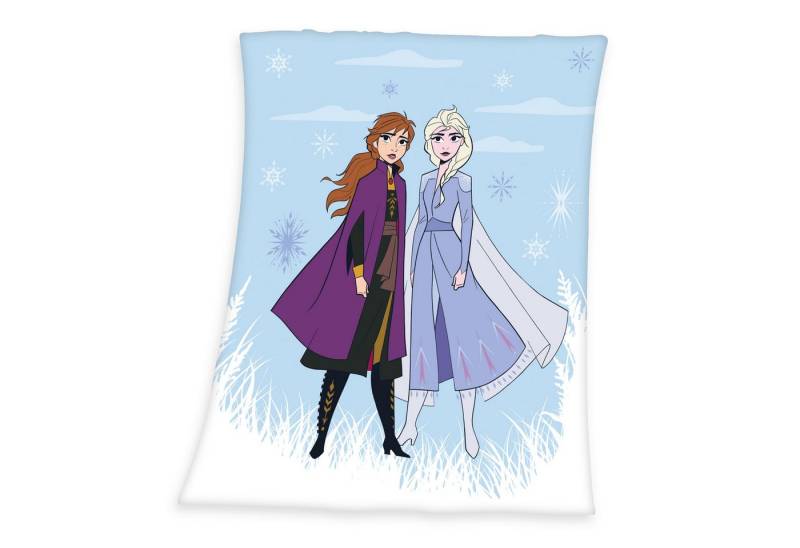 Babydecke Disney's Die Eiskönigin 2 Fleecedecke Gr. 130x160 cm Kuscheldecke, Herding, Kinder Kuscheldecke Babydecke von Herding