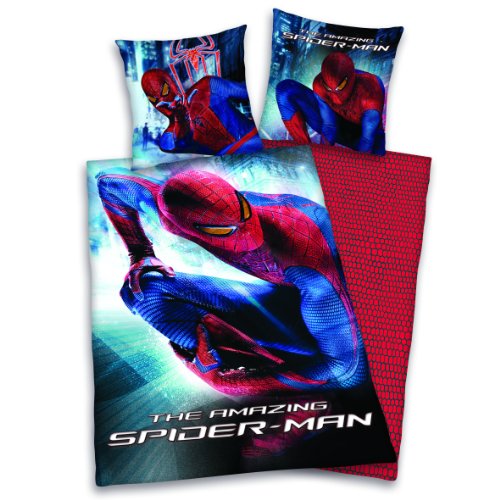 Herding 448209050 Bettwäsche Spiderman 4 ( The Amazing Spiderman ). 80 x 80 cm + 135 x 200 cm . Linon von Herding