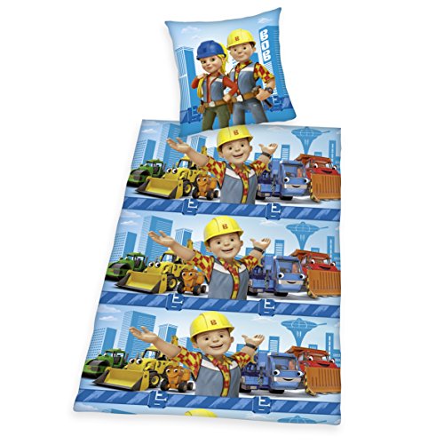 Herding Bob der Baumeister Bettwäsche, Baumwolle, blau, 135 x 200 cm Herding Bob der Baumeister Bettwäsche, Baumwolle, blau, 135 x 200 cm von Herding