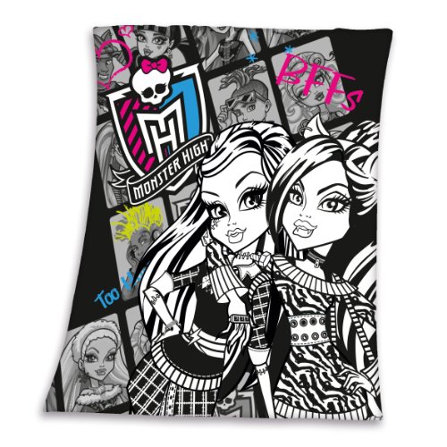 Herding 752739023412 Fleecedecke Monster High, 125 x 150 cm, 100 % Polyester von Klaus Herding GmbH