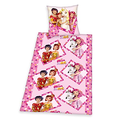 Herding Bettwäsche, Rosa, 135 x 200 cm von Herding