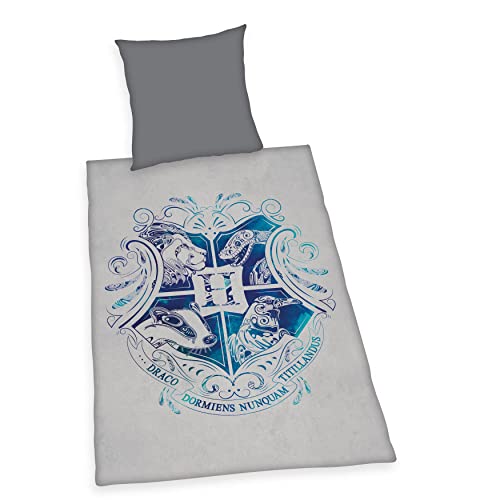 Herding Bettwäsche-Set Harry Potter, Kopfkissenbezug 80 x 80 cm, Bettbezug 135 x 200 cm, Mit Knopfleiste, Baumwolle Herding Bettwäsche-Set Harry Potter, Kopfkissenbezug 80 x 80 cm, Bettbezug 135 x 200 cm, Mit Knopfleiste, Baumwolle von Herding
