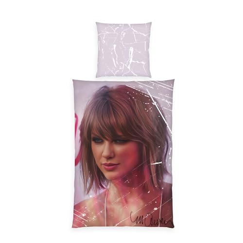 Herding Bettwäsche Swiftie Collection by Sid Maurer, Kopfkissenbezug ca. 80 x 80 cm, Bettbezug ca. 135 x 200 cm, Mit Reißverschluss und Wendemotiv, 100% Baumwolle/Renforcé von Herding