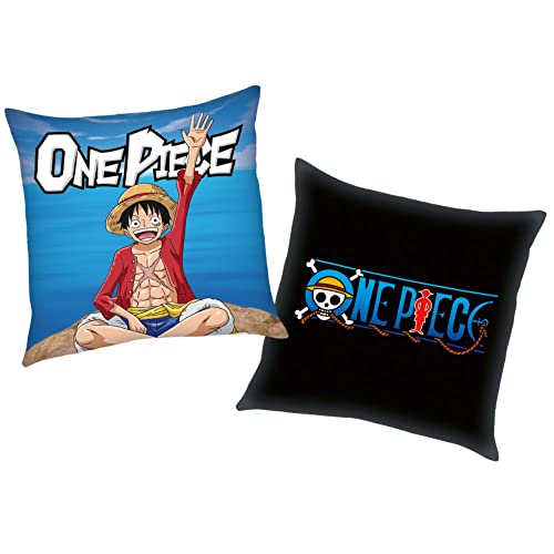 Herding Captain Luffy | One Piece | 40 x 40 cm | Kinder Deko-Kissen von Herding