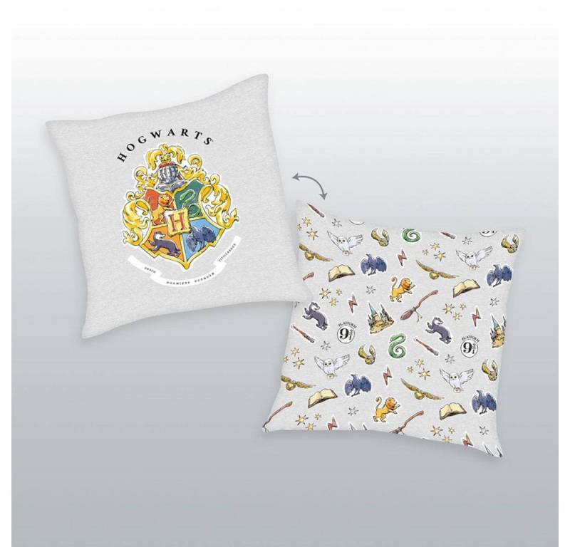 Herding Dekokissen Harry Potter Dekokissen Hogwarts Emblem 40 x 40 cm von Herding
