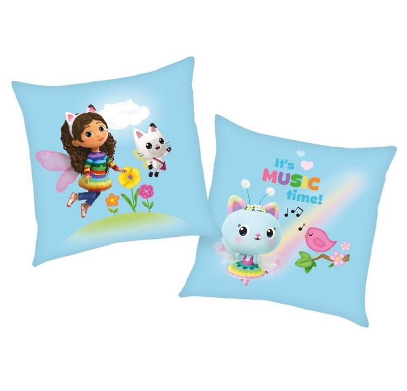 Herding Dekokissen Music Time Gabby´s Dollhouse 40 x 40 cm Kinder Deko-Kissen von Herding