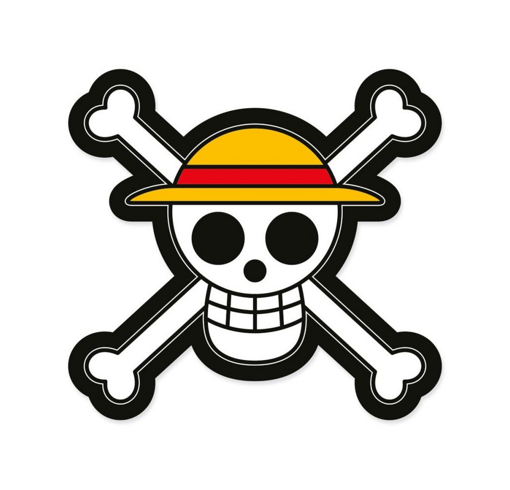 Herding Dekokissen One Piece Dekokissen Jolly Roger 33 cm von Herding