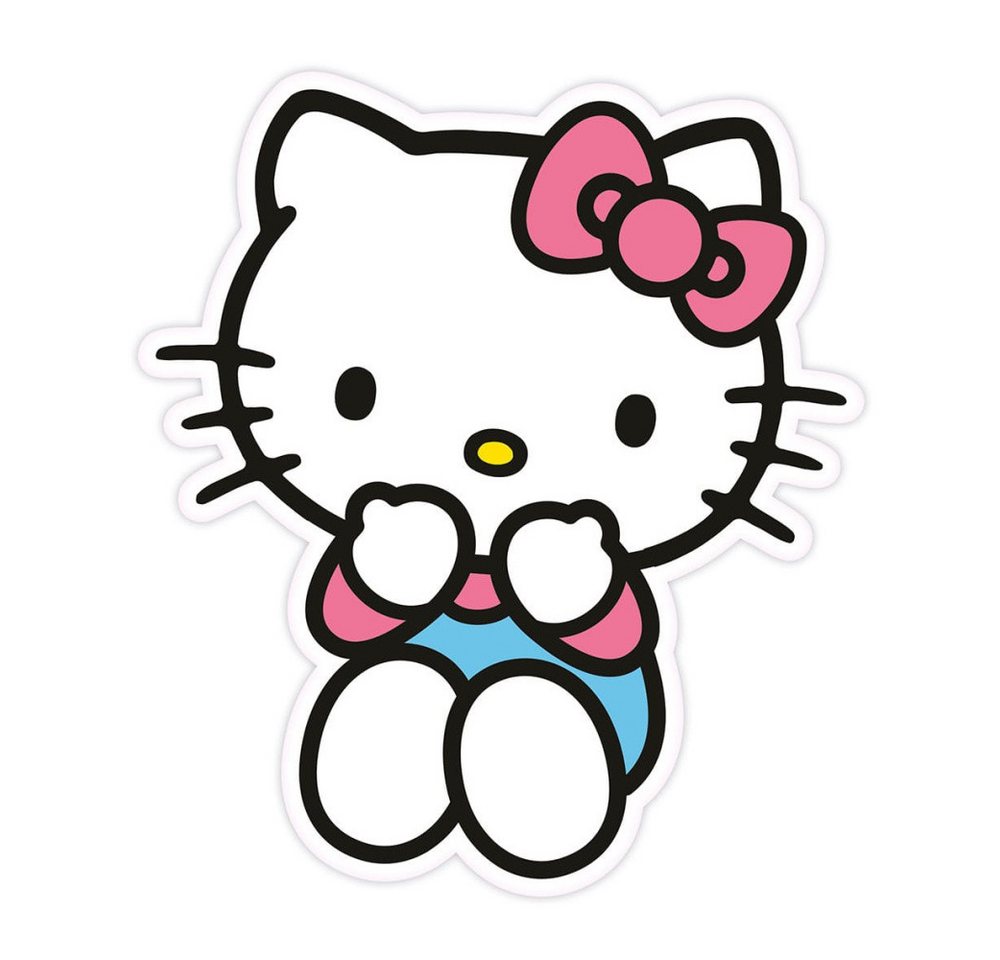 Herding Dekokissen Sanrio Dekokissen Hello Kitty Blue Pants 36 cm von Herding