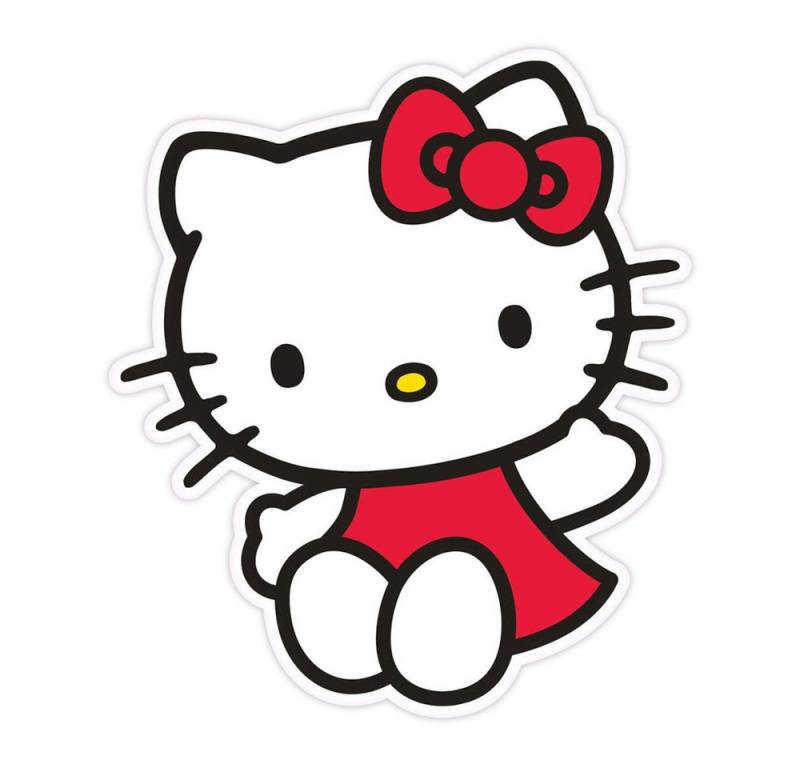 Herding Dekokissen Sanrio Dekokissen Hello Kitty Red Dress 36 cm von Herding