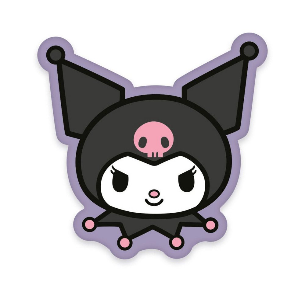Herding Dekokissen Sanrio Dekokissen Kuromi Face 36 cm von Herding