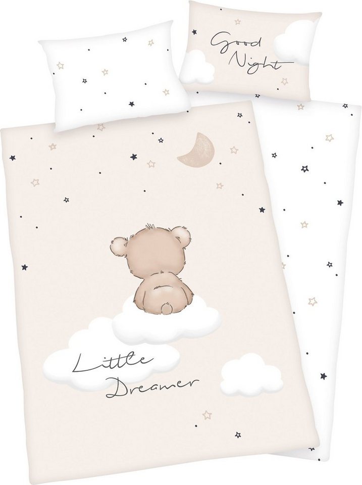 Herding Kinderbettwäsche Kinder-Wendebettwäsche "Little Dreamer", Renforcé, Motiv von Herding