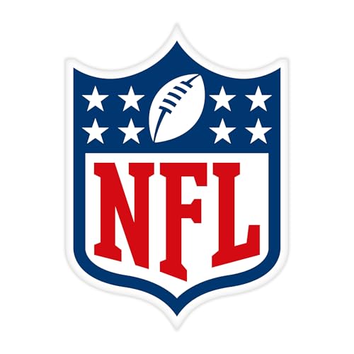 Herding NFL Wappen Konturenkissen, ca. 36x26 cm, 100% Polyester, Blau, Weiß, Rot von Herding