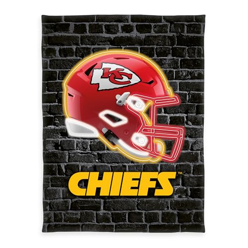 Herding Wellsoft-Decke PD Moreno x NFL Chiefs, 150 x 200 cm, Weiche Kuscheldecke, Polyester von Herding