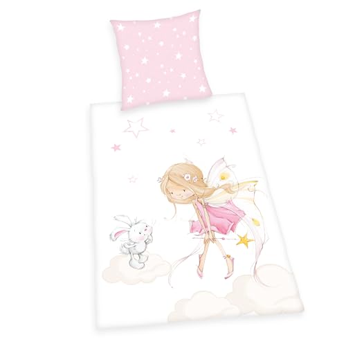 Herding Young Collection Flanell-Bettwäsche-Set, Little Fairy, Kopfkissenbezug 70 x 90 cm, Bettbezug 140 x 200 cm, Mit Knopfleiste, 100% Baumwolle/Flanell Herding Young Collection Flanell-Bettwäsche-Set, Little Fairy, Kopfkissenbezug 70 x 90 cm, Bettbezug 140 x 200 cm, Mit Knopfleiste, 100% Baumwolle/Flanell von Herding