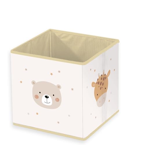 Herding Aufbewahrungsbox Little Friends, babybest, ca. 30 x 30 x 30 cm, Aufbewahrung im Regal oder freistehend, 100% Polypropylen, Innen 100% Papier Herding Aufbewahrungsbox Little Friends, babybest, ca. 30 x 30 x 30 cm, Aufbewahrung im Regal oder freistehend, 100% Polypropylen, Innen 100% Papier von Herding