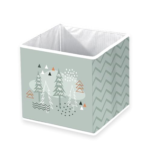 Herding babybest Aufbewahrungsbox, Nordic Forest, 30 x 30 x 30 cm, Faltbare Box, Grün Herding babybest Aufbewahrungsbox, Nordic Forest, 30 x 30 x 30 cm, Faltbare Box, Grün von Herding
